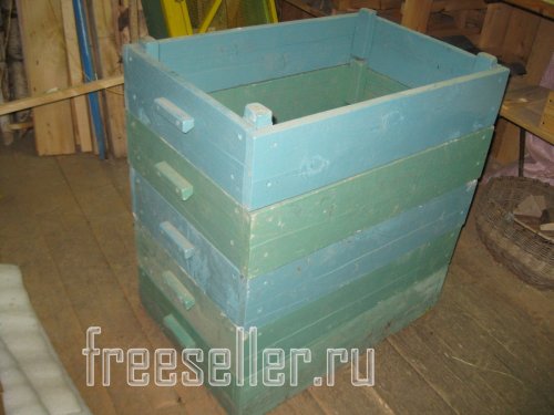 Сборка модульного ящика для овощей из наборных секций