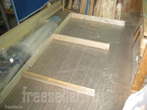 Самодельное быстроразборное ограждение для сушки и сортировки овощей