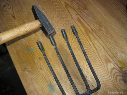 Самодельные резиновые наконечники для вил