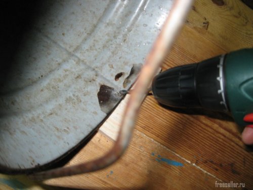 Изготовление быстрой ручки для оцинкованного ведра