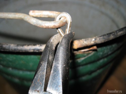 Изготовление быстрой ручки для оцинкованного ведра