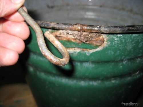 Изготовление быстрой ручки для оцинкованного ведра