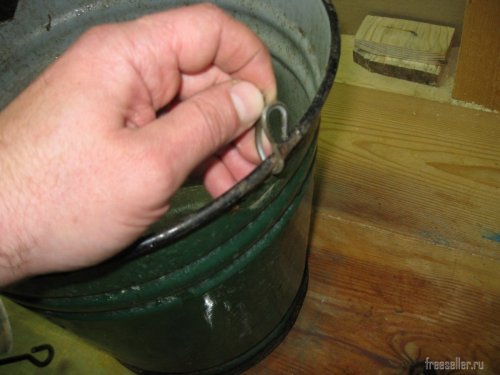 Изготовление быстрой ручки для оцинкованного ведра