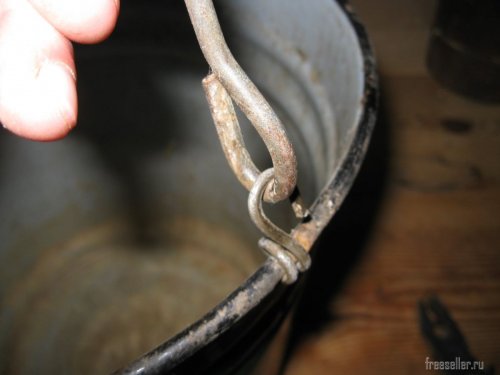 Изготовление быстрой ручки для оцинкованного ведра