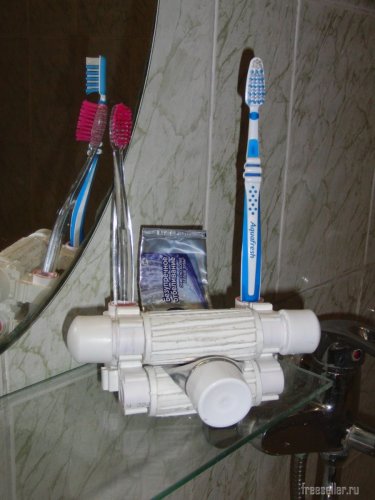 Самодельное устройство для выдавливания зубной пасты из полипропиленовых труб