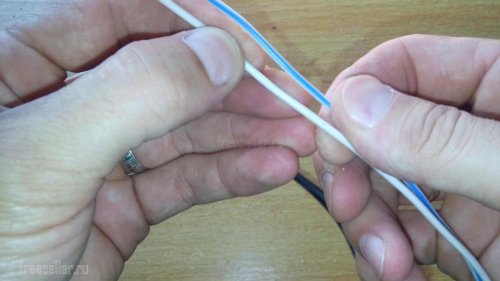 Тестирование самодельного съемника изоляции