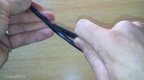 Тестирование самодельного съемника изоляции