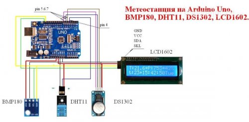 Метеостанция Arduino Uno