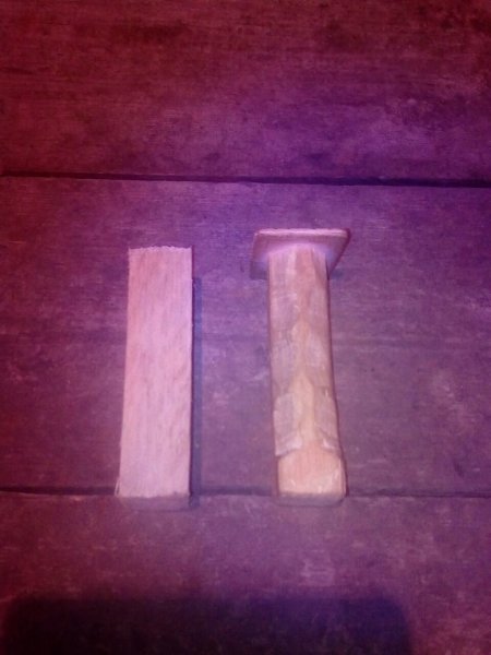 Рукоятка из сосны для деревянного меча