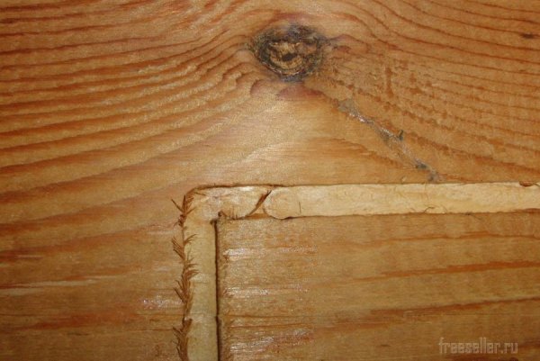 Вырезание бор машинкой по самодельному шаблону