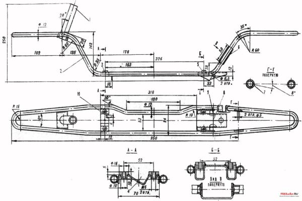 Рама велороллера