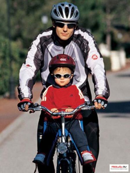 Самодельное детское сиденье на велосипед