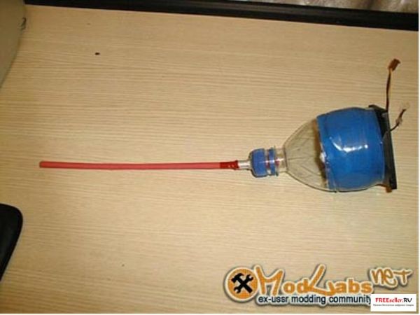 Микропылесос для компьютера своими руками из пластиковой бутылки