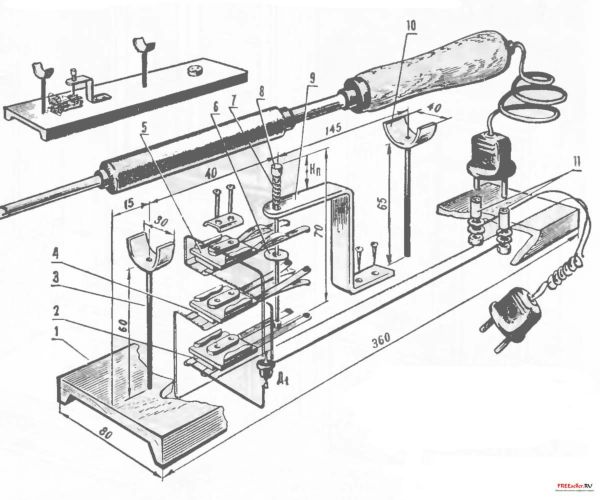 Умная подставка для паяльника своими руками