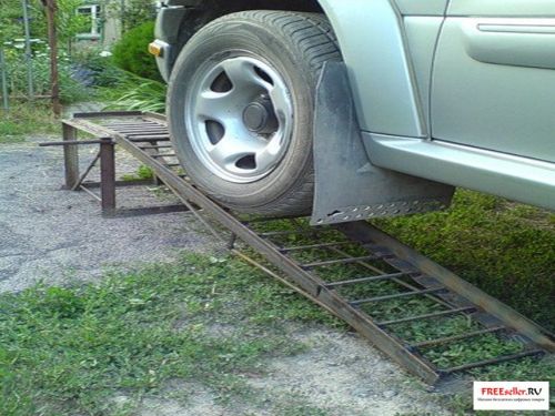 Мини эстакада своими руками. Конструкция самодельной разборной переносной мини эстакады для ремонта и диагностики легковых автомобилей.