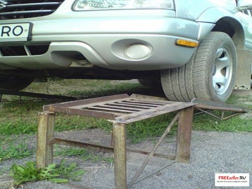 Мини эстакада своими руками. Конструкция самодельной разборной переносной мини эстакады для ремонта и диагностики легковых автомобилей.