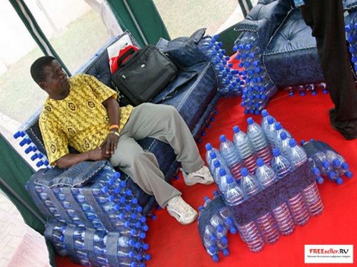 Мебель из пластиковых бутылок