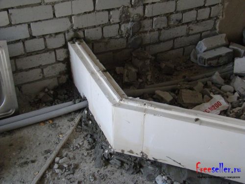 Как сделать перегородку из гребнеобразных плит своими руками.