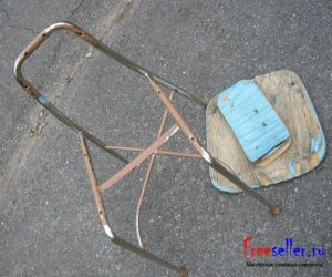 Реставрация стула с использованием поддонов