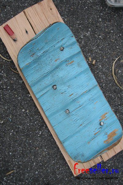 Реставрация старого стула с использование поддона