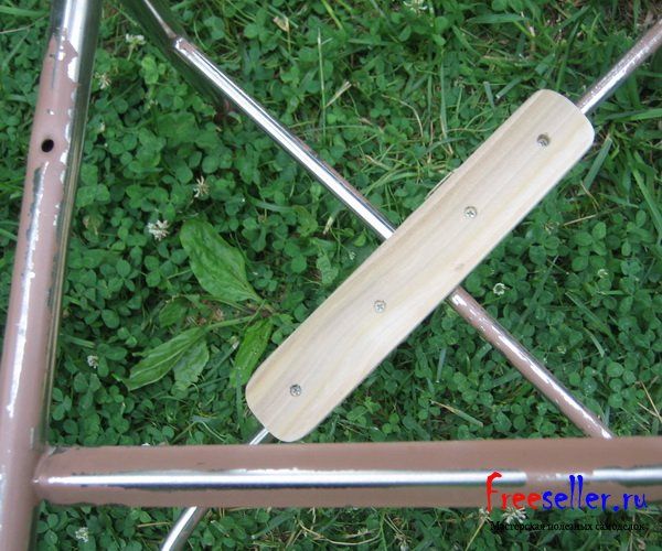 Реставрация старого стула с использование поддона