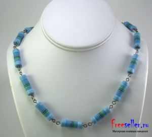 Как сделать ожерелье из радиодеталей