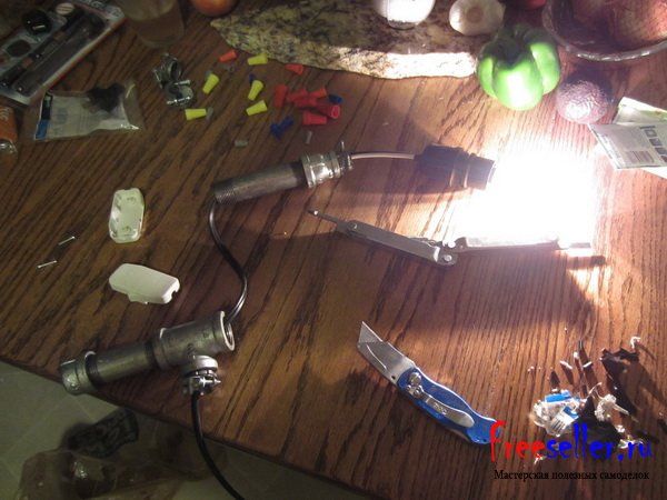 Самодельный светильник из труб - процесс изготовления