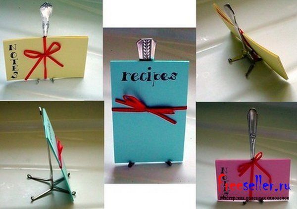 Самодельные подставки из вилок