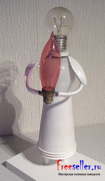 Самоделки из перегоревших лампочек.