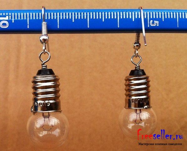 Самоделки из перегоревших лампочек.