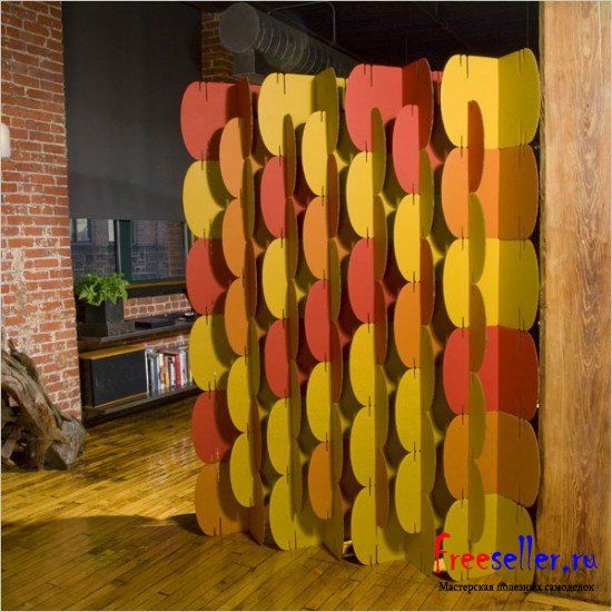 Модульные перегородки из коробок