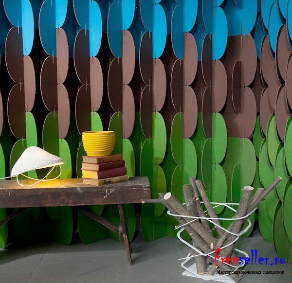 Модульные перегородки из коробок