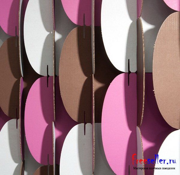 Модульные перегородки из коробок