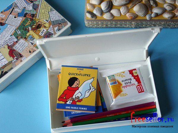 Сумка из коробки от видеокассеты