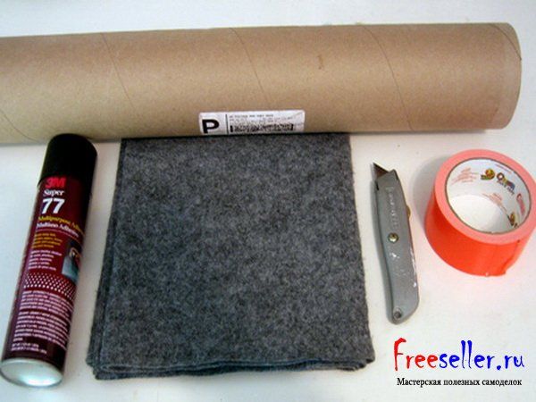 Подставка для вина из тубы - материалы для изготовления