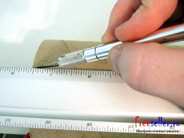 Подставка для вина из тубы - процесс изготовления