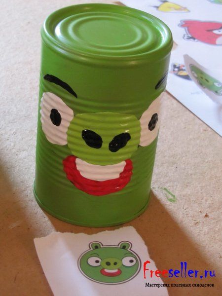 Самодельные игрушки в стиле Angry Birds