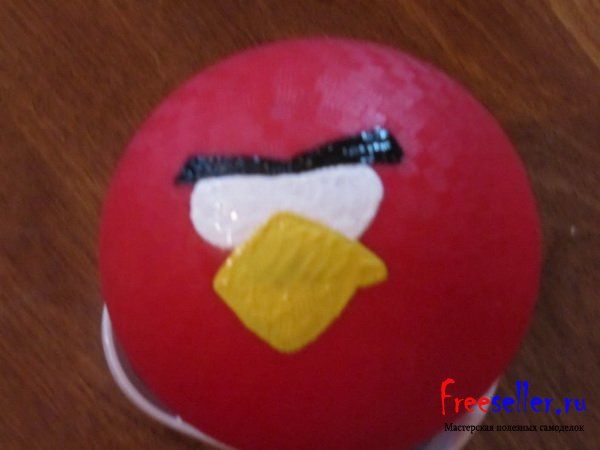 Самодельные игрушки в стиле Angry Birds
