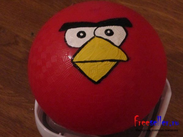Самодельные игрушки в стиле Angry Birds