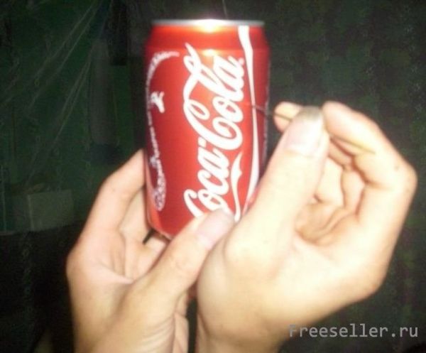 Делаем светильник из банки Кока кола