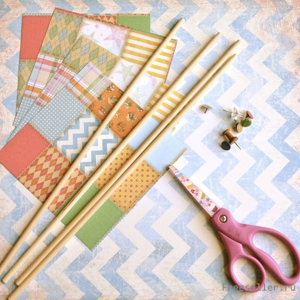 Как сделать вертушку из бумаги - материалы для изготовления