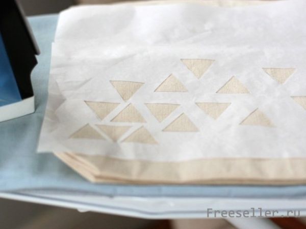 Как сделать узор на сумке