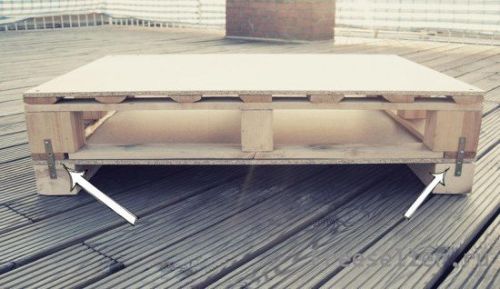 Столик для гостиной из поддонов своими руками