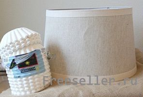 Абажур из формочек для кекса своими руками