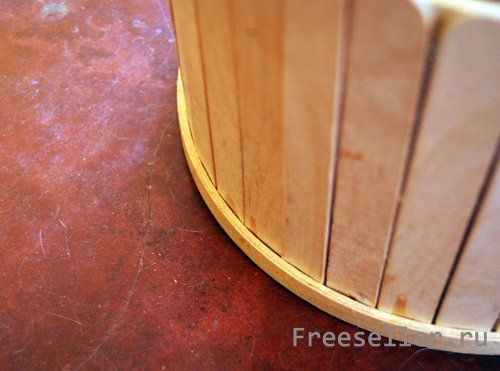 Люстра из палочек эскимо - изготовление