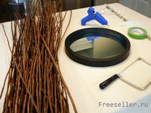 Как самому украсить зеркало