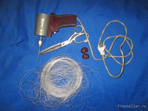 Материалы и инструменты для изготовления массажного коврика для ног