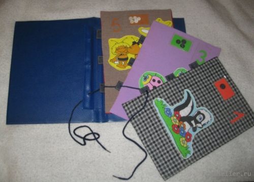 Делаем книжку считалку для малыша