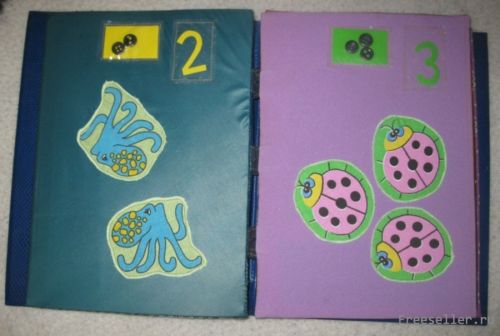 Делаем книжку считалку для малыша