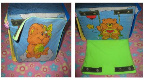 Развивающий кубик для ребенка своими руками.